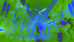 An intense magical battle in a grand hall with wizards clashing, spells flying, and debris in the air.