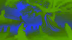 Padraig O'Connor se arrodilla con asombro ante la fantasmal Banshee, cerca de un viejo roble bajo la luz de la luna.