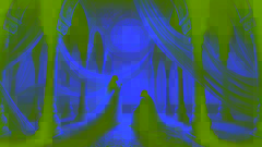 Dans le pavillon blanc, la princesse persane raconte au roi Bahram Gur une histoire d'amour éternel.