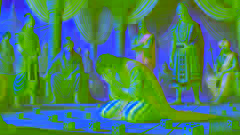 Yudhistira, derrotado en el juego de los dados, se encontraba ante Duryodhana, quien se mostraba seguro y desafiante en la corte real de Hastinapura.