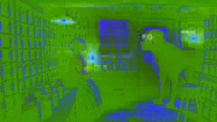 Martha miraba con terror desde la ventana de su botica mientras el Perro Negro la observaba desde las sombras.