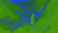 Atl climbs the steep mountain path, mist swirling around him as he approaches the peak and Tlaloc's palace.