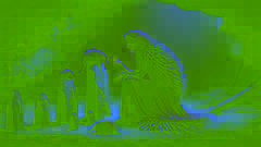 Echidna mourns the loss of her children in her cave, coiled in sorrowful reflection.