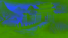 Un solitario soldado de Shu se encuentra en una desolada fortaleza tras la última campaña de Zhuge Liang.