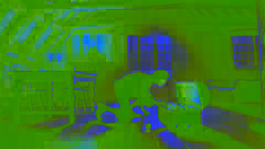 Henry sneaking into Jacob’s house at night, eyeing the chest of golden eggs under dim moonlight.