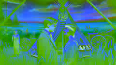 Daisy trifft Gatsby in Nicks Tipi und entfacht ihre vergangene Liebe neu.