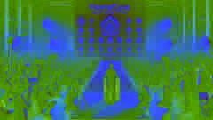 Alex se dirige a una gran audiencia en una conferencia de prensa, presentando con emoción y anticipación el sistema HomeEase.