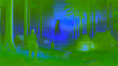 Rafael observe la silhouette fantomatique de la Sayona s'estomper dans la lumière matinale depuis le bord de la forêt.