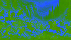 A wild battle scene between centaurs and Lapith warriors in a rugged, mountainous landscape, filled with dust and chaos.