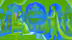 Naravahanadatta responde al enigma de la Princesa Madanamanchuka en la corte real de Ujjain.