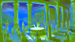 Los sacerdotes de Ra preparan una mezcla de cerveza roja en un patio sagrado para calmar a la diosa Sekhmet.