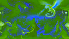 La princesa Mei Ling, el Dragón y la Fénix enfrentan al oscuro hechicero Hu Ming en una caótica escena de batalla.