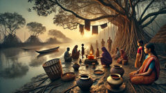 honey-collectors-bon-bibi-ceremony
