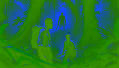 Dr. Elias Mercer e Jules Baptiste estavam caminhando pela densa e nebulosa floresta tropical, movendo-se com cautela enquanto olhos invisíveis os observavam.