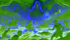 Liam van Rooyen stands frozen in a ghostly vision of the Battle of Blood River, watching as shadowy spirits drag warriors into the water.