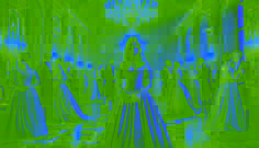 Ein prächtiger Winterball auf einem edlen Anwesen, wo elegant gekleidete Adelige tanzen, während Isolde von Gravenstein abseits steht und in Gedanken versunken ist.