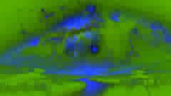 Cielo estrellado que muestra un río celestial flanqueado por constelaciones gemelas.
