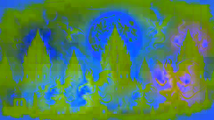 Les esprits et les démons ont érigé le temple de Prambanan sous la pleine lune et des flammes mystiques.