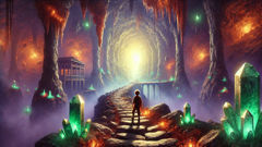 Danila descends into glowing copper-lit caverns beneath the Ural Mountains.