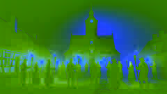 Villagers gathered at night in a graveyard, torches casting light on a freshly dug grave
