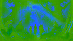 A young prince and a village elder trekking through dense jungle toward the drum’s last known resting place