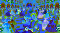 Cenicienta y el Príncipe organizan un gran baile, invitando a todos en el reino.