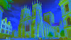 A Catedral de York, com sua imponente arquitetura gótica.