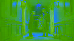 Primer plano de un bolsillo secreto en el interior del saco largo de un diplomático.
