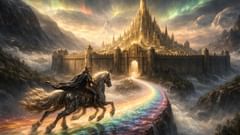 La muralla está completa, y Odín cabalga su nuevo corcel de ocho patas por los reinos.