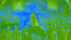 Tribal elders pledging allegiance to Ardashir