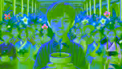Ping holds an empty pot among children with flourishing plants, showing his honesty despite his seed not sprouting.