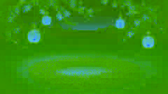 A vast ring of bees rallying under honey-lantern illumination