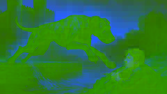 Beth Gellert salvando a un niño del agua