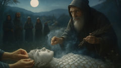 ماث وغويديون يُسخّران الزهور تحت القمر، وينسجان بتلات لتكوّن أول ملامح وجه بلودوِد.