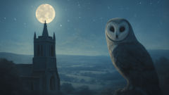 بلوديوِد كَبُومةٍ جاثمةٍ في ضوء القمر—شاهِدٌ أَبَدِيّ وصَدًى حَيّ للخيانة والحُزن.