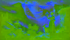Elise legt eine Edelweiß-Blüte in eine geschnitzte Felsteilnische auf dem Gipfel, während Sonnenlicht durch die Wolken dringt.