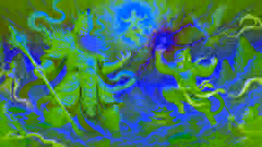 The Jade Emperor battling Sun Wukong, the Monkey King, in a celestial battlefield