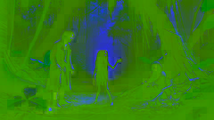 Sebastián e Don Julio encontram uma misteriosa jovem com um pé torto na selva.