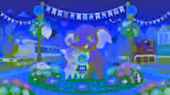 Elephant and Piggie waving goodbye as a surprise awaits