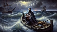 Desterrado por su hermano, Prospero se dirige hacia la isla que se convertirá en su prisión y en su poder.