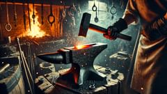 Der Hammer des Schmieds trifft auf den Amboss: Ogun – Lied von Funken und Arbeit.