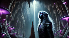 Drizzt Do’Urden trainiert mit Zaknafein in der Akademie der Unterwelt.