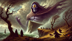 Balor of the Evil Eye, towering Formorian king, wielding supernatural power
