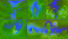 A lone figure stands in pouring rain in the Amazon, confronting a shadowy one-footed spirit
