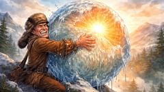 Ele espremia a aurora como se fosse um amigo há muito perdido — e seu calor obstinado derretia o próprio inverno.
