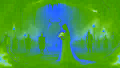 La Princesa del Abanico de Hierro se queda con el corazón roto mientras su esposo, Niu Mowang, se aleja, traicionándola en la Cueva de las Nubes de Fuego.