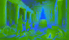 19th-century explorers rediscover the Eternal Flame in Persian temple ruins, marveling at its brilliance.