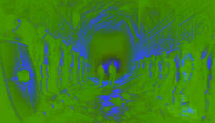 Viktor and Lenka explore a vast underground chamber with silver-plated armor, shields, and skeletal remains frozen in time.