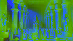 Los sumos sacerdotes realizaron rituales dentro del Templo de Karnak ante la estatua de Amón.