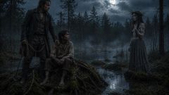 On a dry hump in the bog, a lost child waited where no child should have stood.